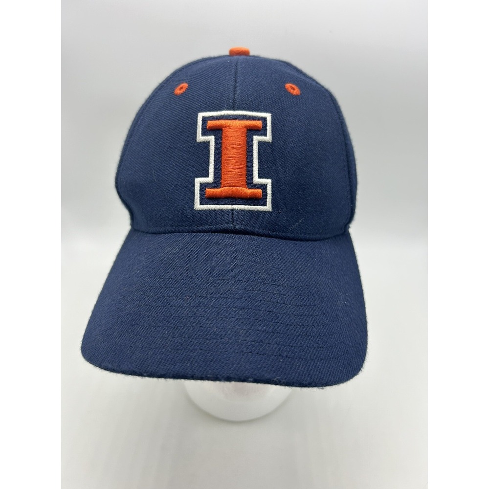 Illinois Fighting Illini Hat Nike Adjustable Cap Mens One Size Hook Loop